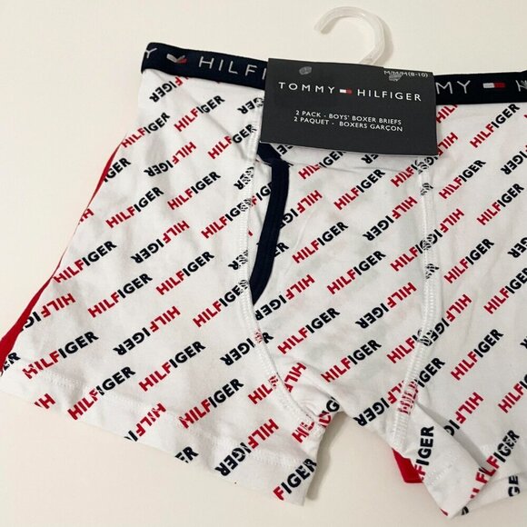 Tommy Hilfiger 2 Pack Boys Boxer Briefs Size Medium 8-10 - Picture 5 of 16